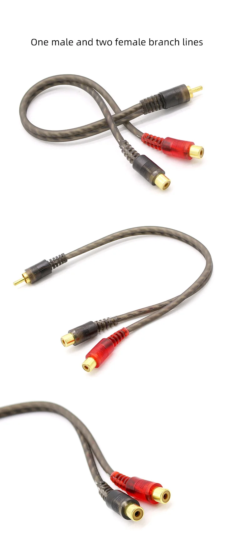Wholesale Rca Y Splitter Adapter Cable One To Two Connector Car Audio Splitter Cable Buy Car