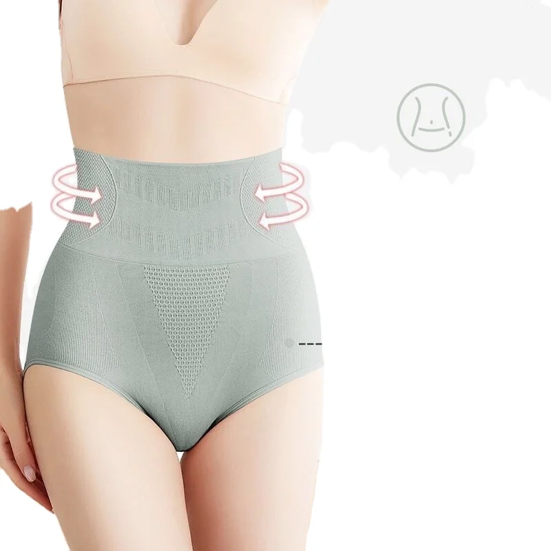 

High Waist Belly Shaping Graphene Cotton Crotch Plus Size Body Shaping Hip Lifting Women Shapewear
