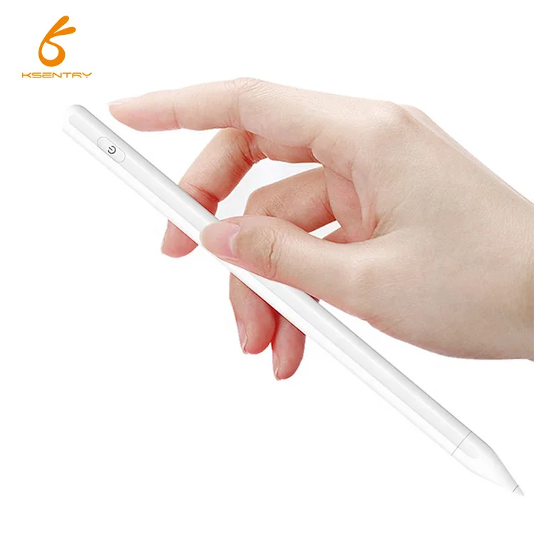 

Christmas hot selling upgraded fine tip stylus pen with palm rejection, White