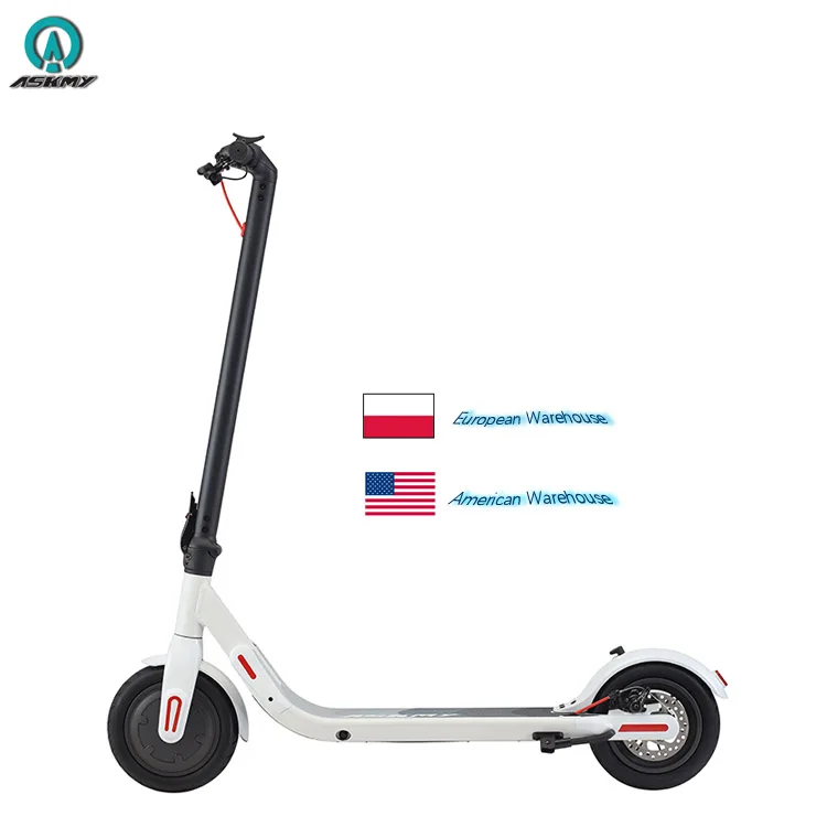 ASKMY Pedals Adults Cheap Price Europe Warehouse Drop Shipping Portable Scooters 250w High Speed Two Wheel Electric Scooter