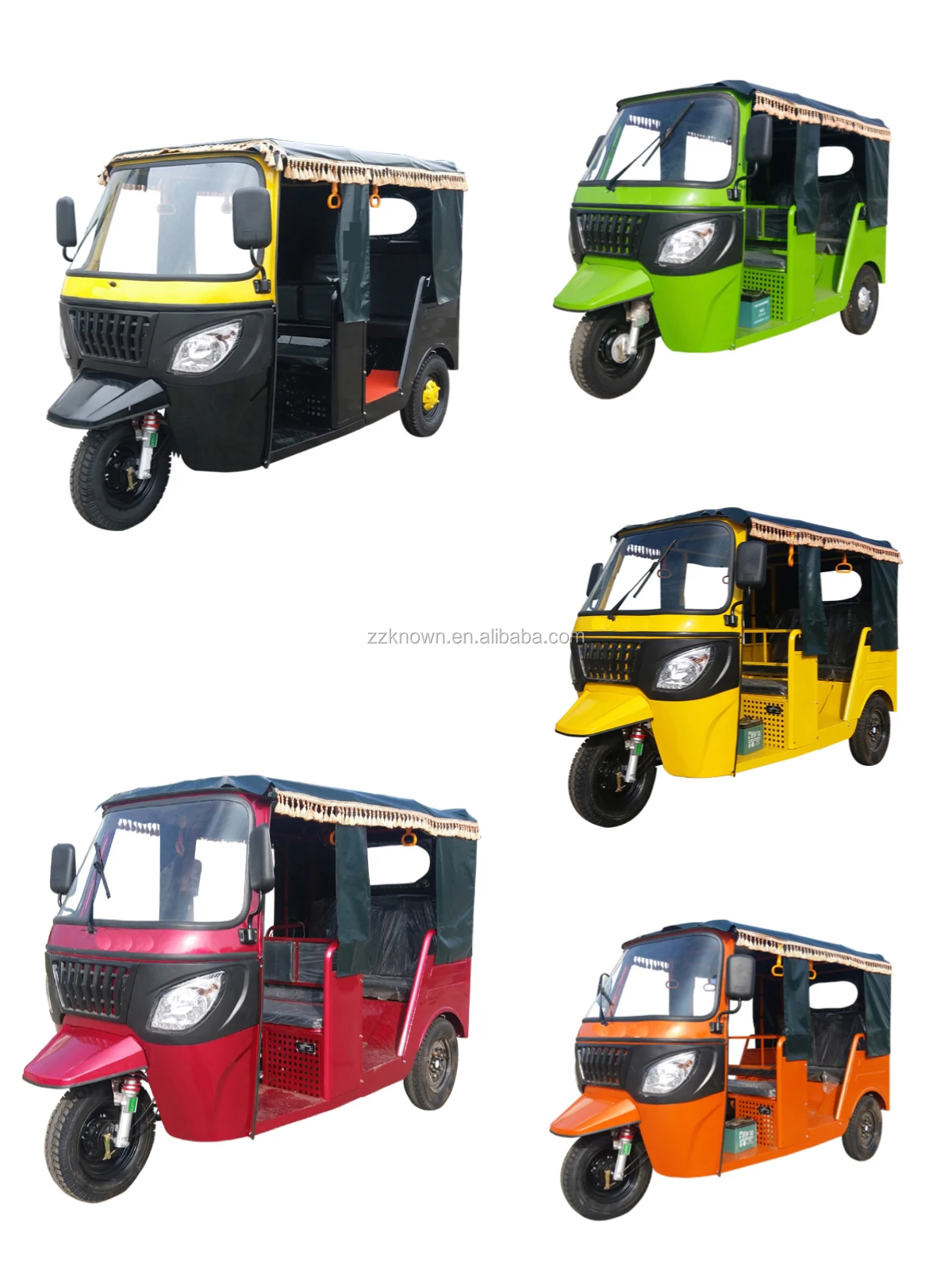 Manufacturer Gasoline Tricycle Tuk Tuk 3 Wheels Petrol Passenger