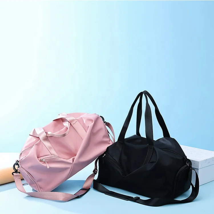 

custom high quality pink tote gym punching bag duffle bags weekend travel bag, Customized color