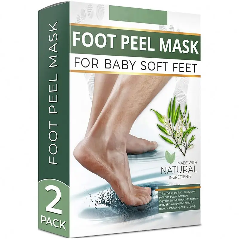 

Foot Mask Peels Away Calluses and Dead Skin in 2 Weeks Foot skin care solution dead remover chemical exfoliapeeling foot mask