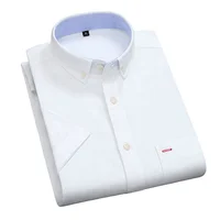 

Custom 100% cotton oxford short sleeve mens dress shirt factory direct sale price