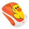 Logitech LINE FRIENDS Wireless Cute Mouse Woman with Wireless Orange 2.4G Receiver Mouse
