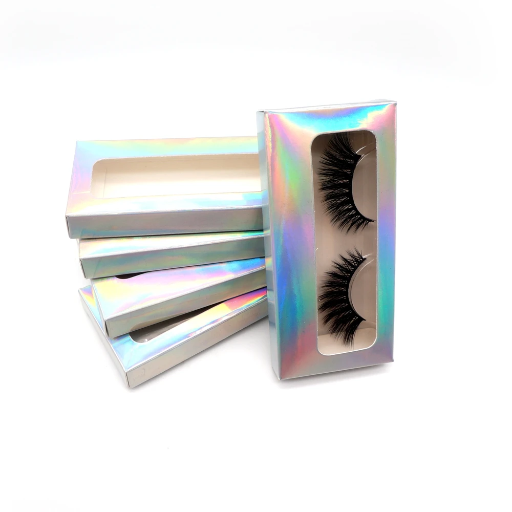 

handmade invisible band 3d false faux mink eyelash private label 3d fake eye lash