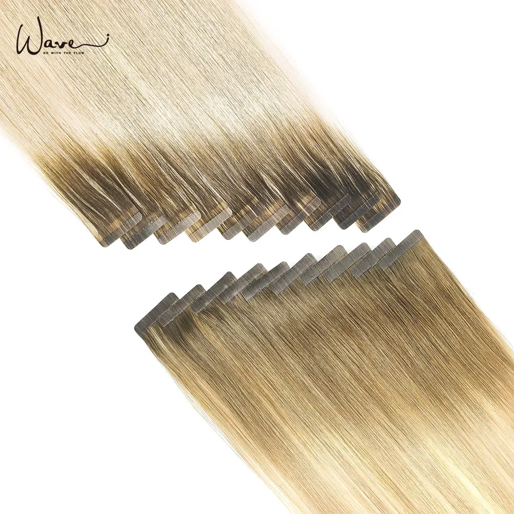 

Factory Price Natural Pu Tape Hair Extension Double Drawn Mix Ombre Balayage Remy Human Hair Tape In Hair Extension