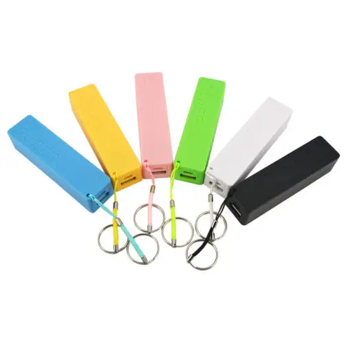 

Portable rechargeable charger battery powerbank 2200mah 2600mah Keychain mobile phone Power Bank, Green, black,red, blue, yellow, etc.