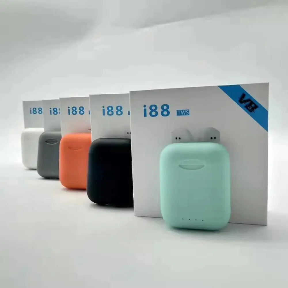 

i88 TWS Wireless headphone V8 Bluetooth 5.0 2019 Mini Touch control Stereo headset Earbuds in ear PK inpods12TWS For Phone