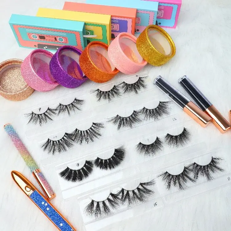 

Luxury Eyelashes 3d Faux Mink Custom Packaging Faux Mink Eyelashes Eyelashes