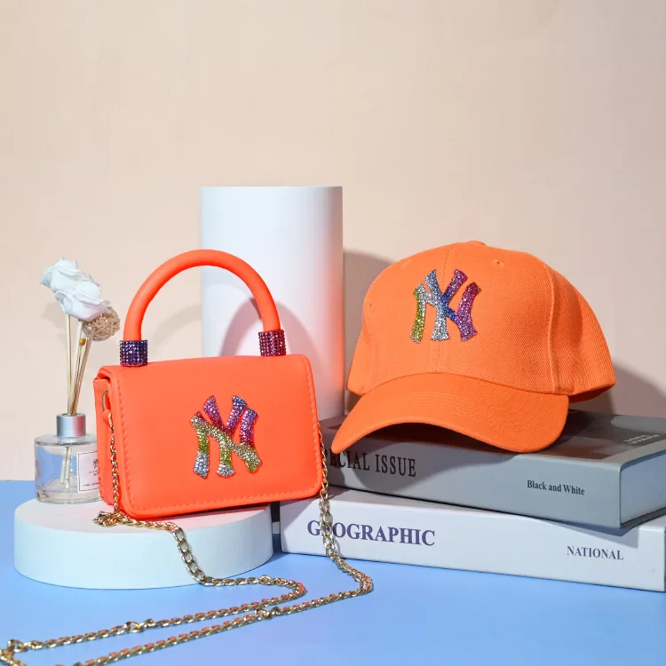 

New Fashion Famous Brands Ny Purse and Hat Set Handbags With Matching Hat and Purse Sets New York Purse Set Luxury Designer Bags