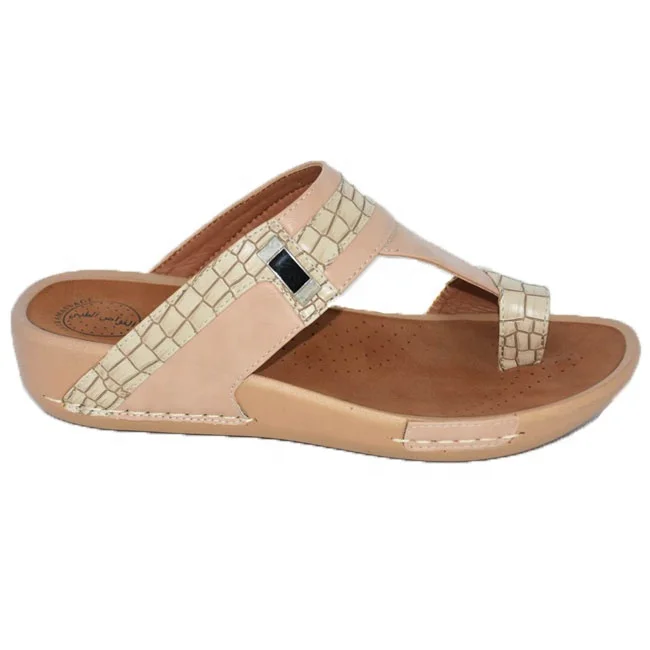 

Factory Price Custom New Pu Casual Wholesale Men Summer Rubber Slipper, Apricot