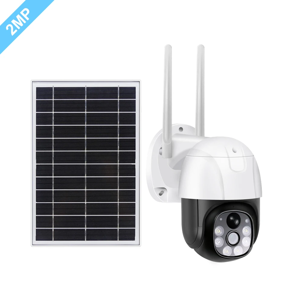 

3MP CCTV Solar Wifi Security Camera Colorful Night Vision Wireless Motion Detection Auto Tracking IP66 CCTV Solar Camera