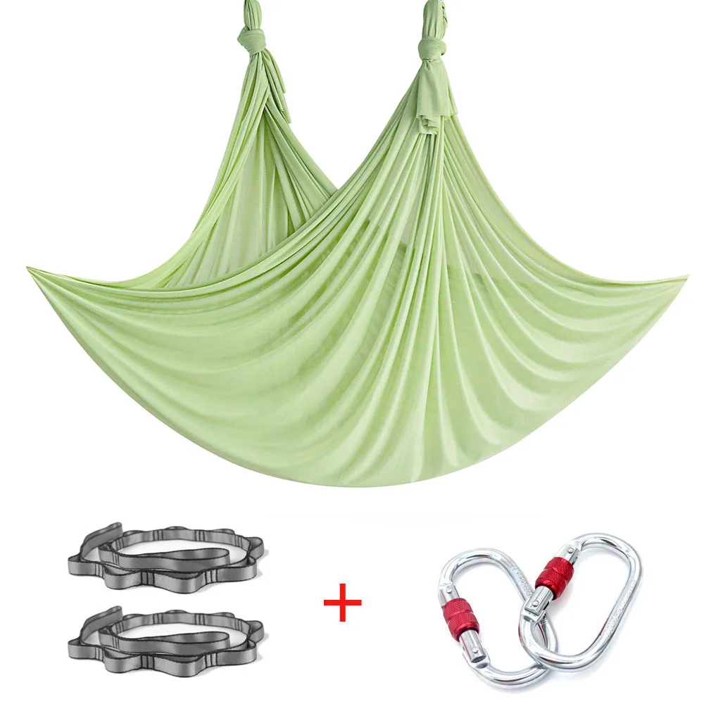 

4 Meters Elastic Hammock Anti Gravity Aerial Inversion Yoga Swing Full Set 23 Colors