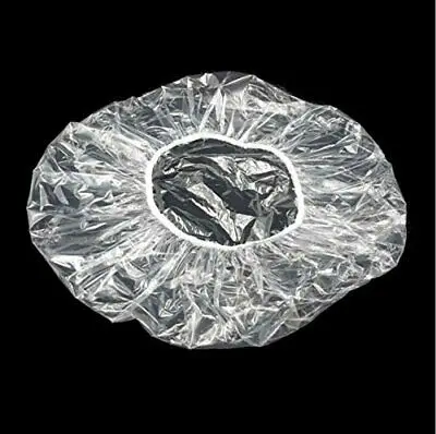 

Adults Salon Hair Dry Processing Cap PE Plastic Transparent Disposable Shower Caps