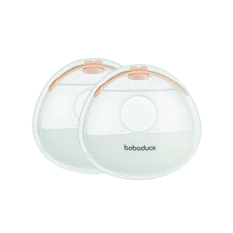 

Boboduck Manufacturer Transparent PP Silicone Breast Milk Collection Shell Breast Milk Collector Breast Milk Saver Cup BPA Free