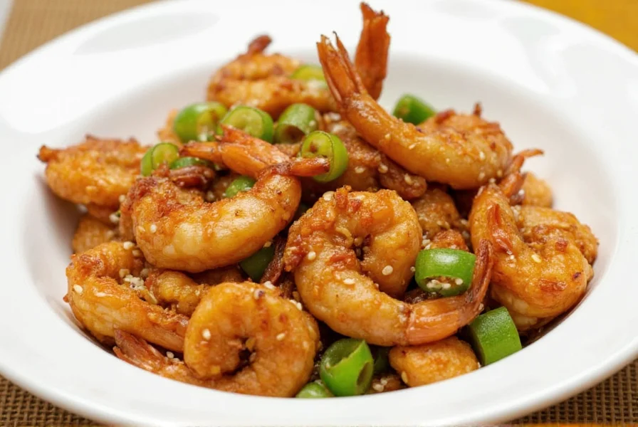 Sesame Shrimp Dish