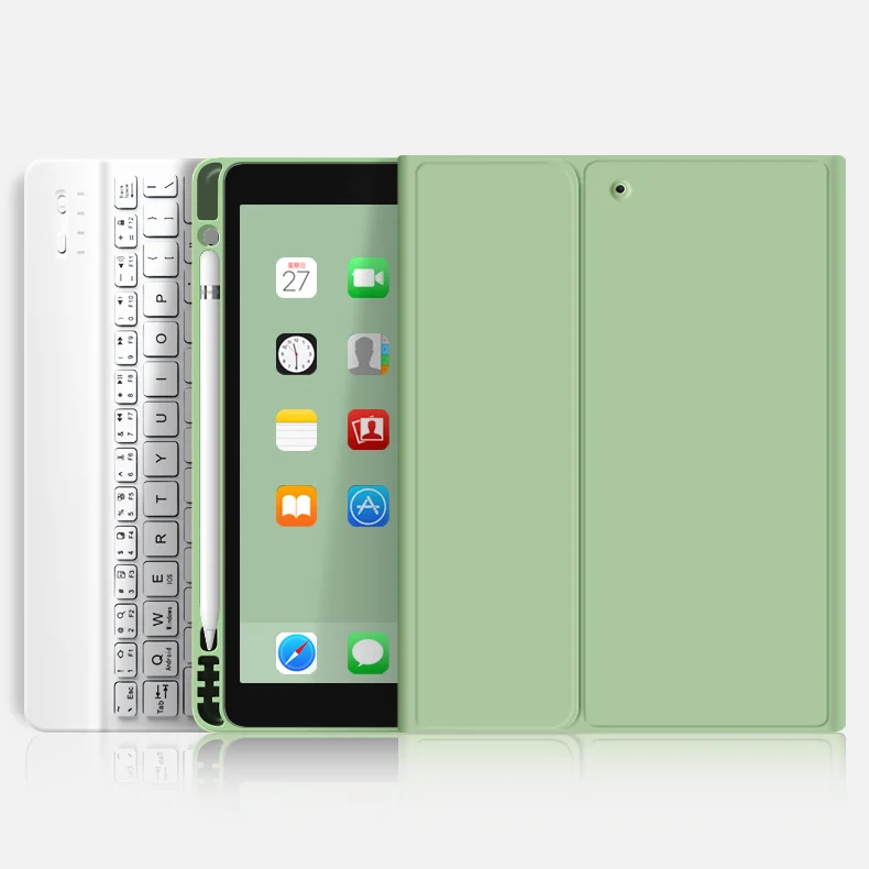 

10.2 inch shockproof keyboard cover case for ipad 10.2 2020, 5color