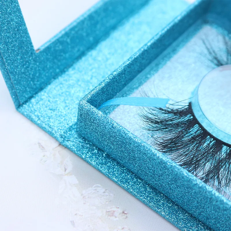 

best selling top level natural 13mm 3D double layered strip lashes