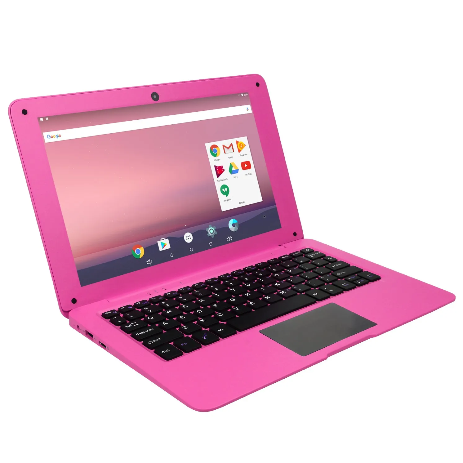 

10.1 Inch Online Class Kids Android Quad Core Gaming Notebook Laptops, White, black, pink, blue plastic case