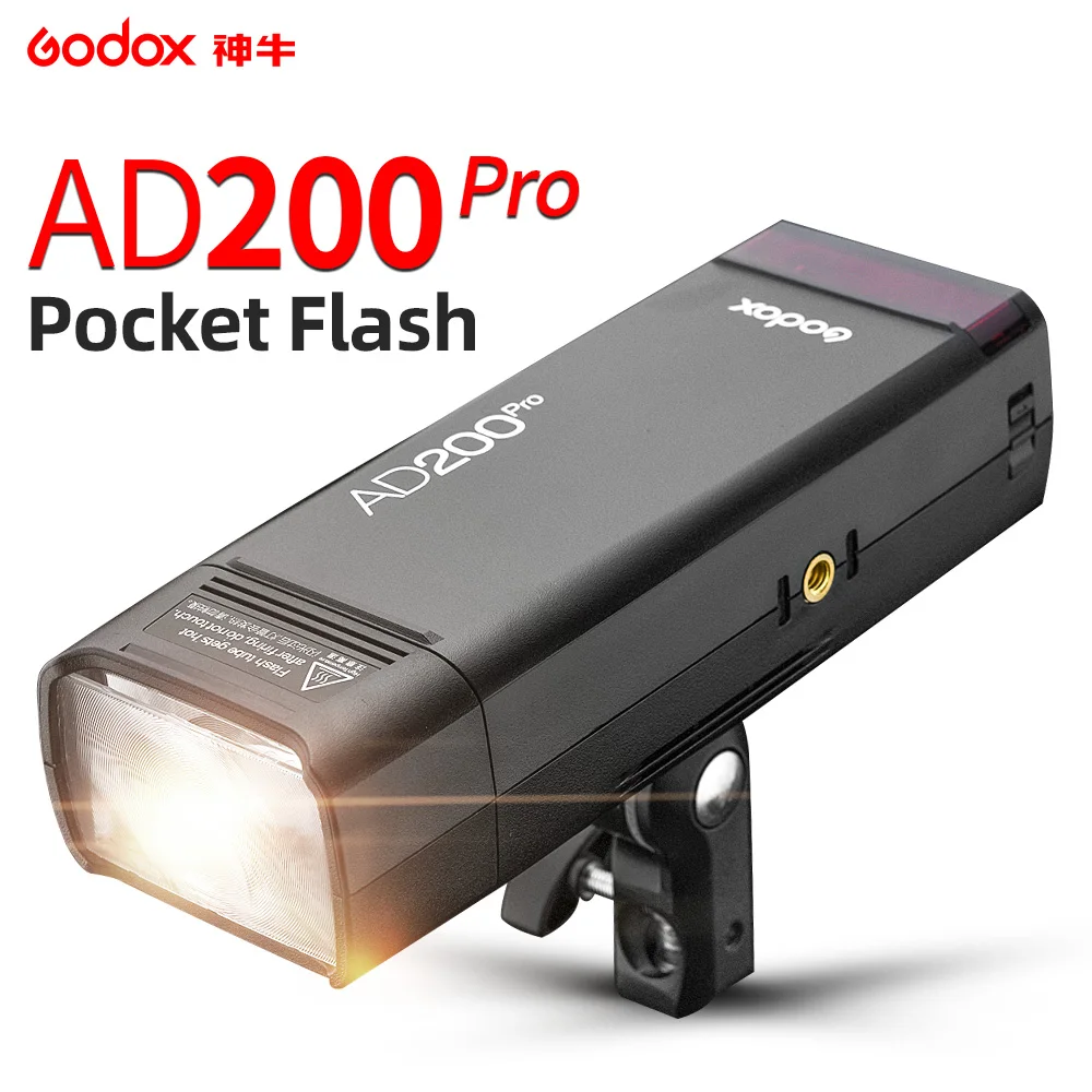 

Godox AD200 AD200Pro TTL 1/8000 HSS with Built-in 2.4G Wireless X System Outdoor Flash Light with 2900mAh Lithimu Battery