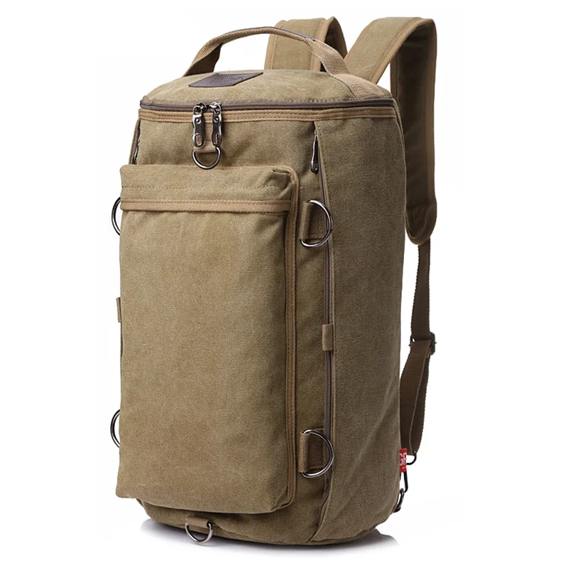 

2021High quality Canvas travel bag hiking school sport wholesale mens tactical military backpack bags dry hunting capsule bag