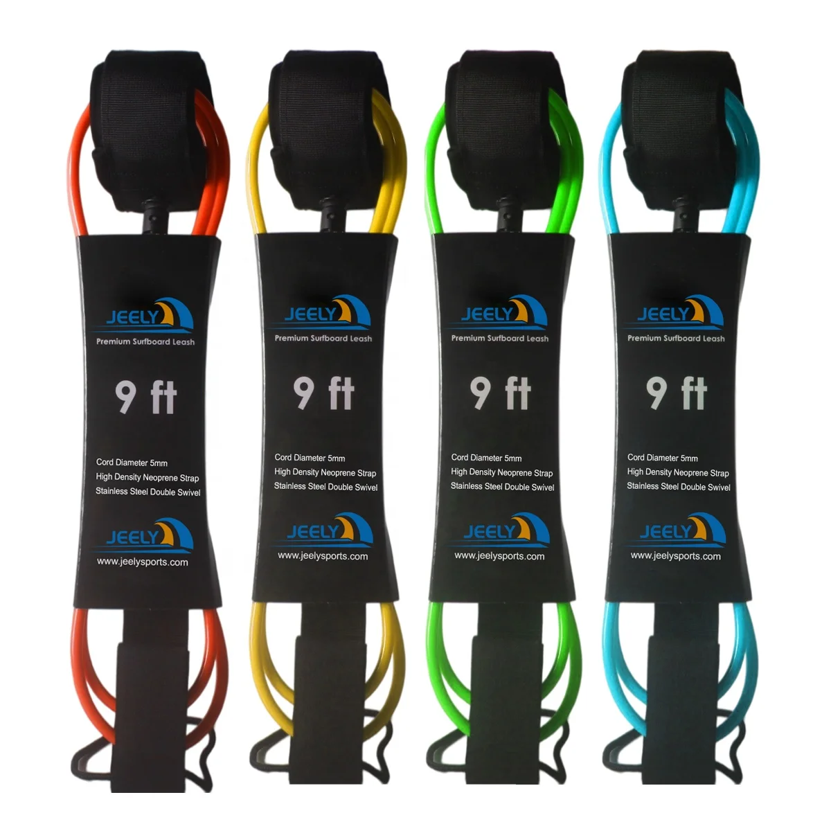 

6ft 8ft 10ft 12ft Customized 7mm Taiwan or Germany TPU Surf Leash/Paddle Leash/Surfboard Leash Ankle Cuff Knee Cuff