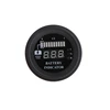 OOTDTY Round 5-100V LED Digital Battery Indicator Discharge Gauge Hourly Load Meter