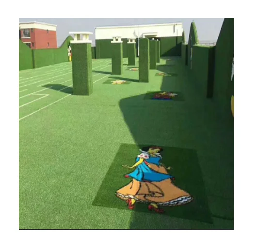 

plastic natural green artificial grass plastic plant for garden decoration