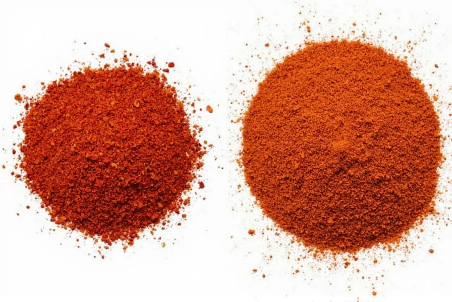 Spice Rack with Various Chili Flakes