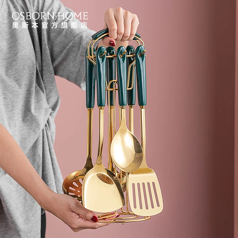 

OSBORN housewares kitchen stainless steel utensils kitchenware and cookware Baking Spatula Tools Set, Picture