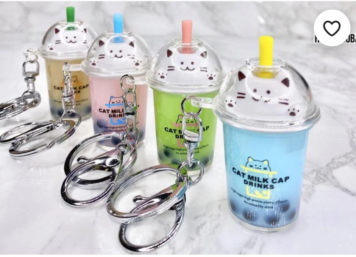 Boba cat. Bubble Tea Cat. Bubble Tea Glass.