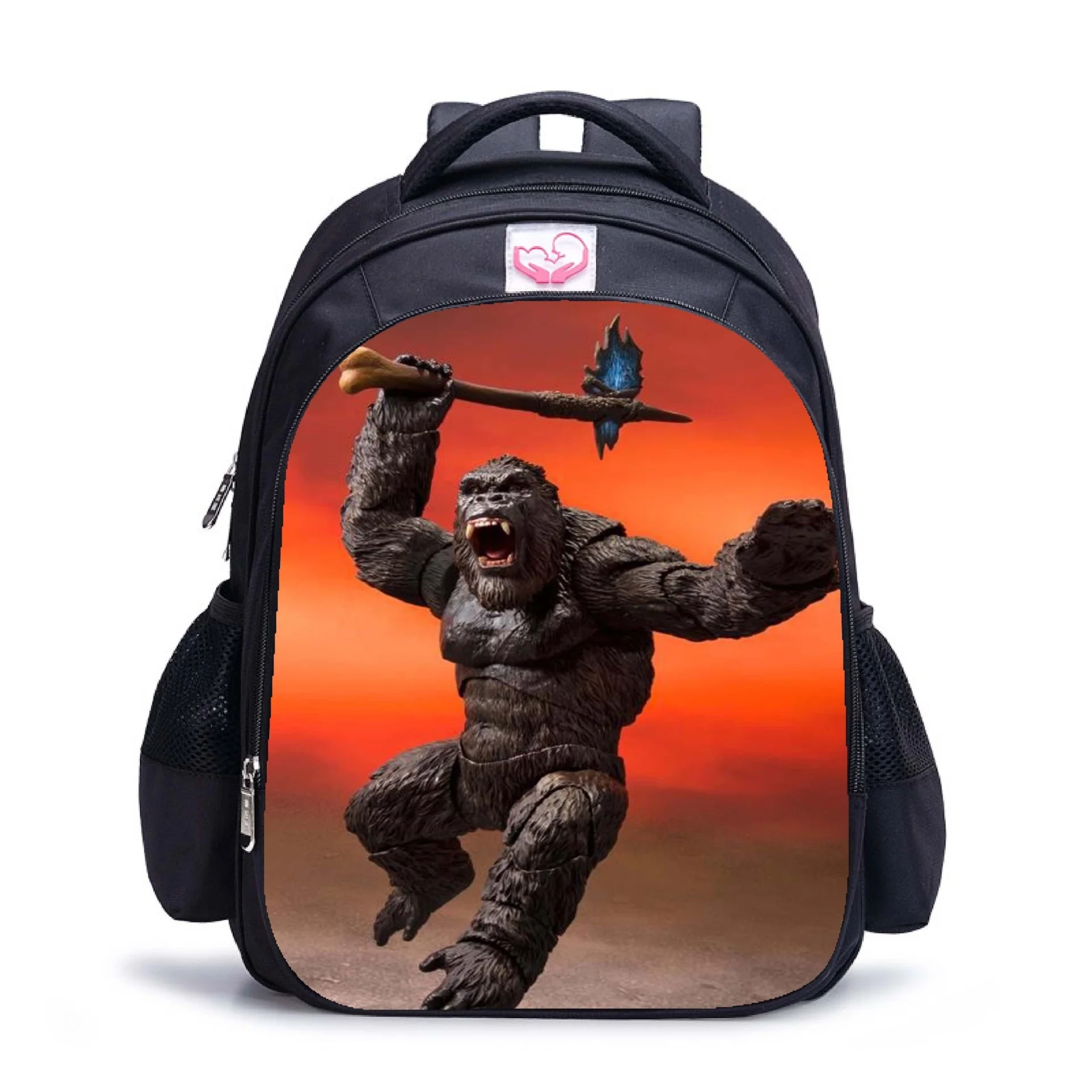 

Wholesale custom print school bag gorilla kids bags backpack waterproof kids cartoon school bags for students