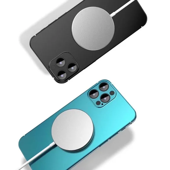 

Newest Portable USB-C Magnet Wireless Charger for IOS 15W Magnetic Adsorption Device For Iphone 13/12/12 Pro/12 Pro Max, White