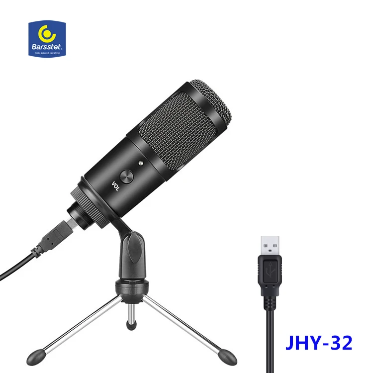 

Hot sale products durable capacitor microphone usb studio condenser microphone