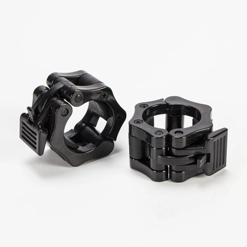 

Gym equipment weight lifting barbell clamp collar barbell collars, Black