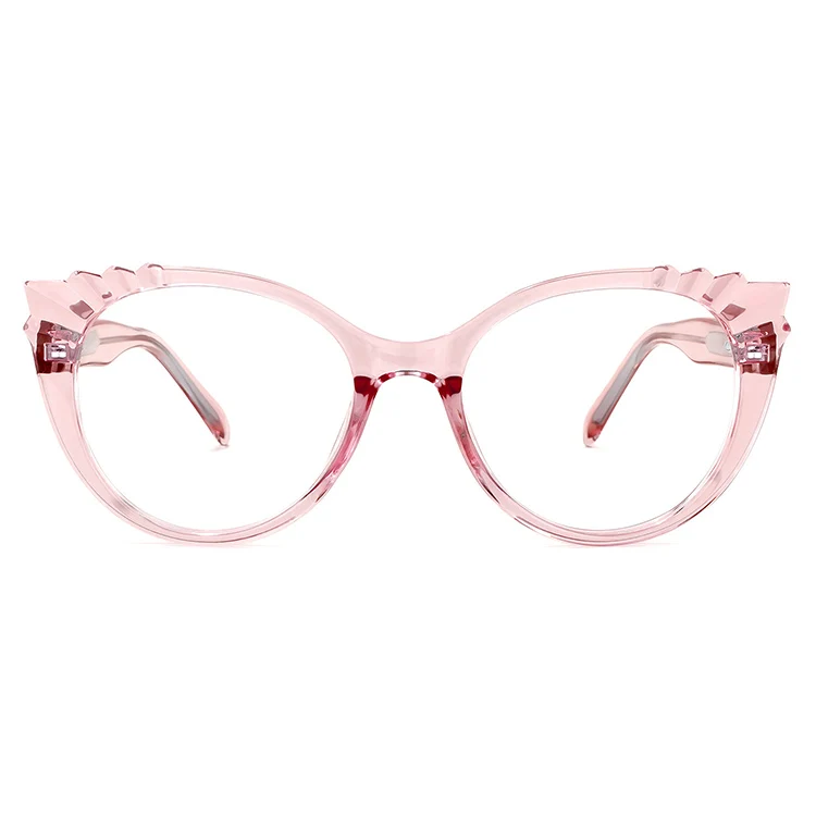 

2021 Good Quality Wholesale Eyeglasses Lovely Cateye TR90 Eyewear Decorative Spectacle Frames Eyeglasses for Ladies, Multi colors
