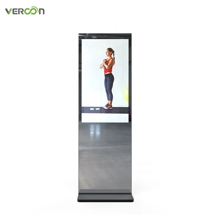 

32 inch 43 inch espejos modernos frameless android touch screen monitors workout smart mirror