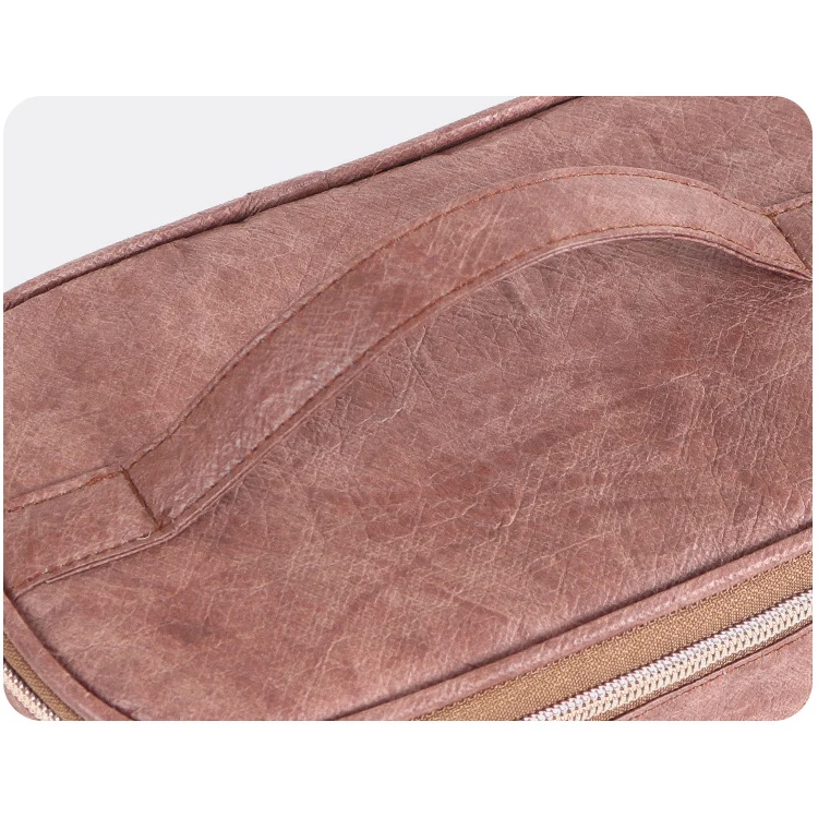 Custom Dupont tyvek cosmetic bag travel lightweight tyvek makeup bag pouch