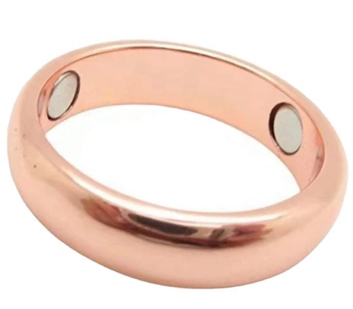 

magnetic copper ring with 4 pc magnetic stone