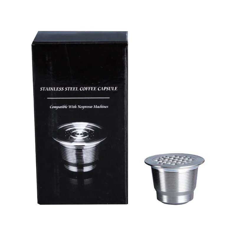 

Reusable Capsules Stainless Steel Coffee Filter Coffee Capsules Pod for Nespresso Machine