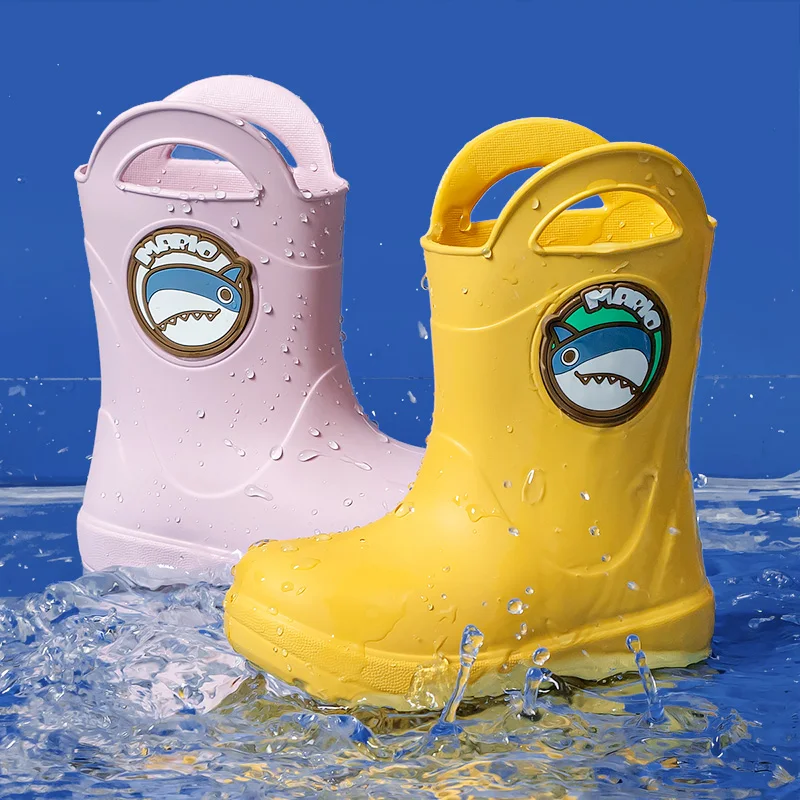 

Hot sale cheap children plastic pvc cute kids outdoor pvc rain boots outdoor footwear