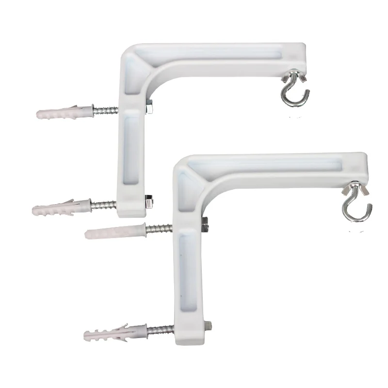 

Universal Projection Screen Hanger Adjustable Ceiling Mount for Projector Screens L Shape Holder 90 Degrees Bracket