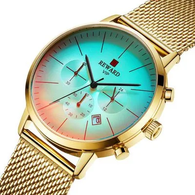 

Top selling luxury sport casual quartz reloj de lujo stainless steel waterproof mens custom watch, As pic