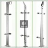 Stainless steel stair handrail post glass clip Stainless steel baluster glass clamp stainless steel handrail post