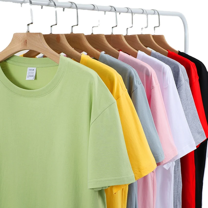 

2022 Auplex Wholesale Plus Size Cheap Price 100% Combed Cotton High Quality Sublimation Blank Short Sleeve Custom Print T-shirt, 16 colors