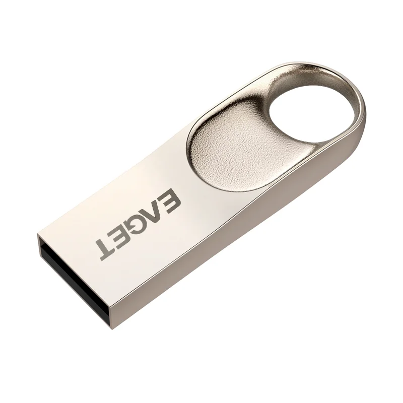 

EAGET U20 Metal Flash Memory Stick 32gb USB3.0 for PC Laptop Key Ring USB Falsh Drive Wholesale Pen Drive, Sliver