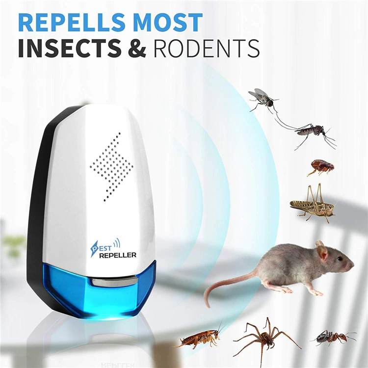 2019 New Best Ultrasonic Pest Repeller Mosquito Killer Electric Repellent Home Repel Mosquito