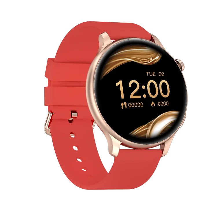 

New Round Shape Smart Watch Games 1.28inch Full Touch TFT 240*240 Screen Long Standby Offline Payment FW01 Smart Watch for Women