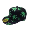 Spot or factory custom design logo baseball cap embroidered printed leaf hat